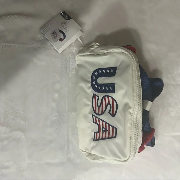 USA Themed White Belt  Bag - Picture 6 of 6